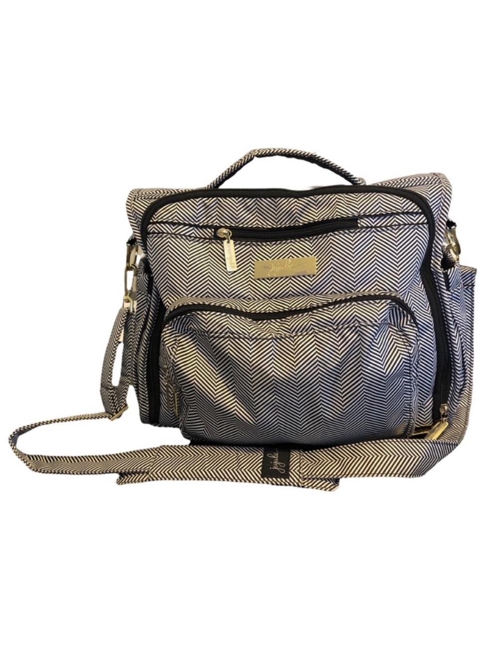 JuJuBe B.F.F. Queen of the Nile Diaper Bag Backpack Tote + Straps